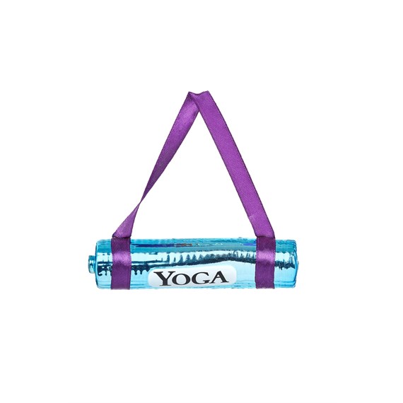 Yoga Mat Shaped Bauble Blue