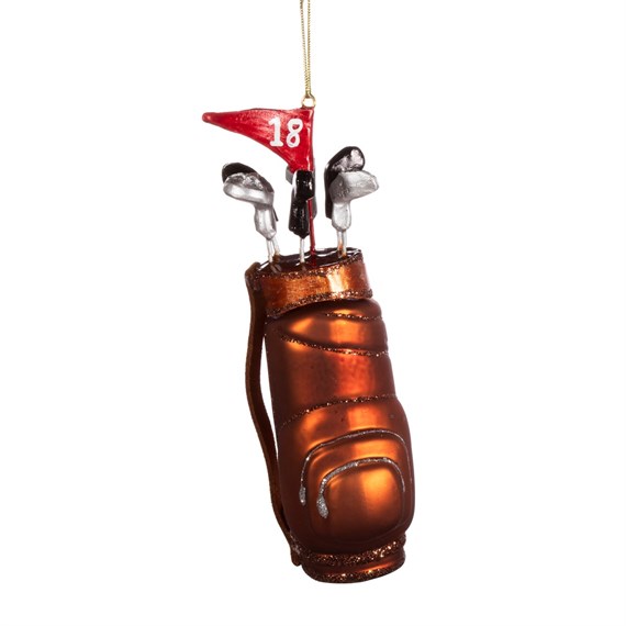 Golf Clubs Shaped Bauble