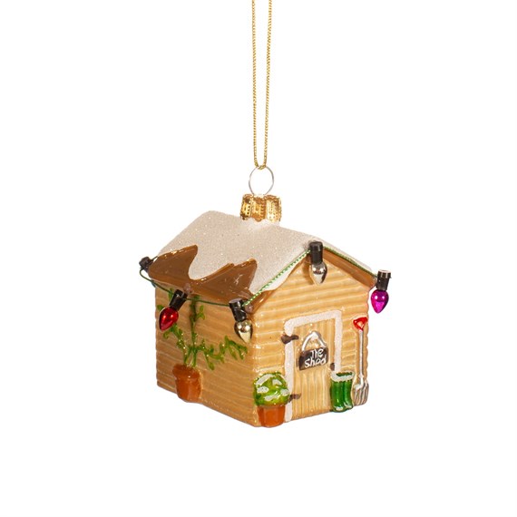 Mini Shed Shaped Bauble