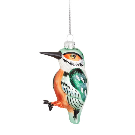 Kingfisher Shaped Bauble