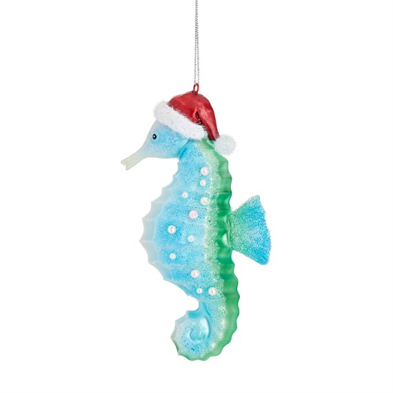 Seahorse with Hat Shaped Bauble