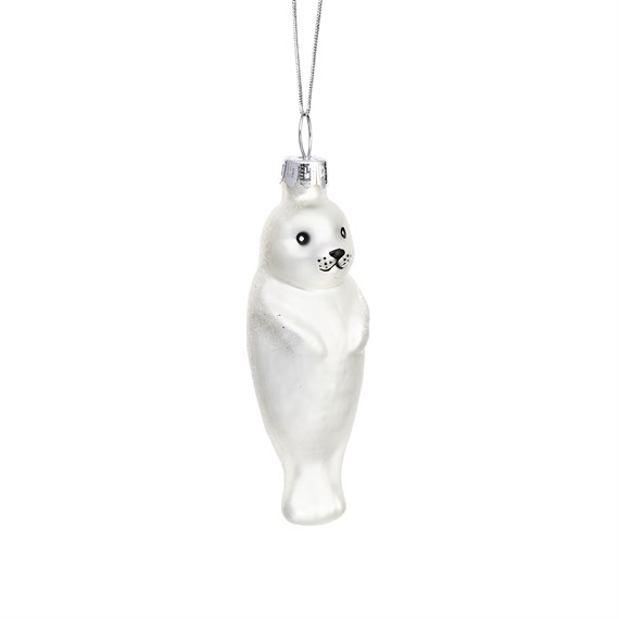 Baby Seal Shaped Bauble