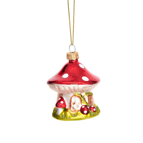 Mushroom House Shaped Bauble