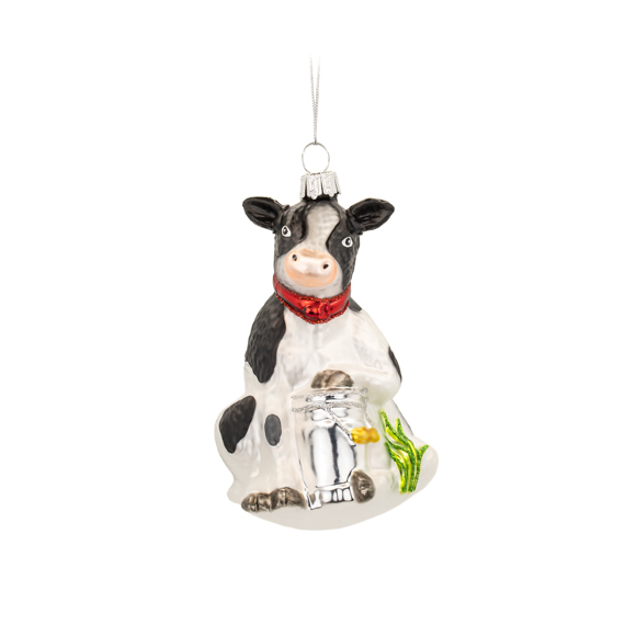 Dairy Cow Shaped Bauble