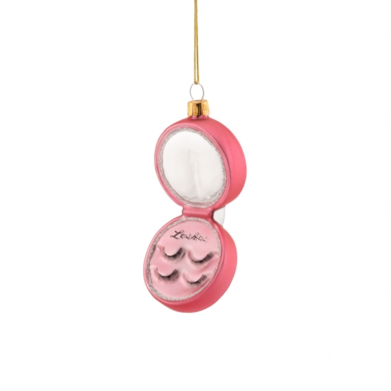 False Eyelashes Case Shaped Bauble
