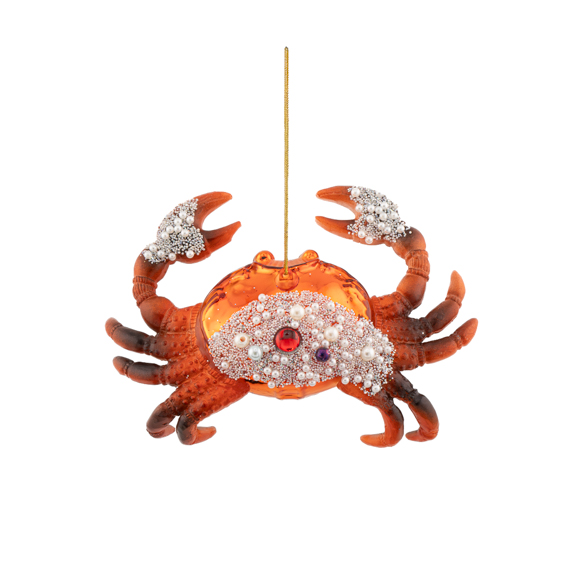 Bejewelled Crab Shaped Bauble