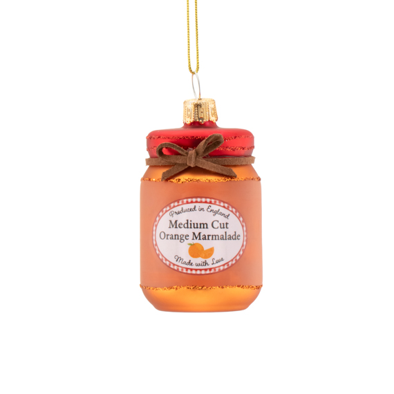 Jar of English Marmalade Shaped Bauble