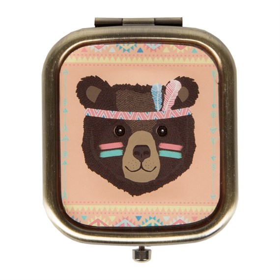 Bear Animal Adventure Compact Mirror