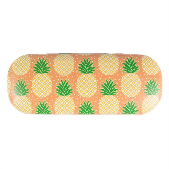 Tropical Pineapple Glasses Case