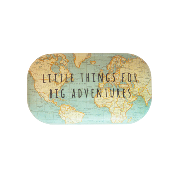 Vintage Map Travel Case