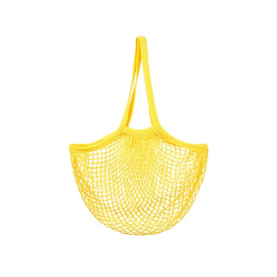 Mustard Yellow String Shopping Bag