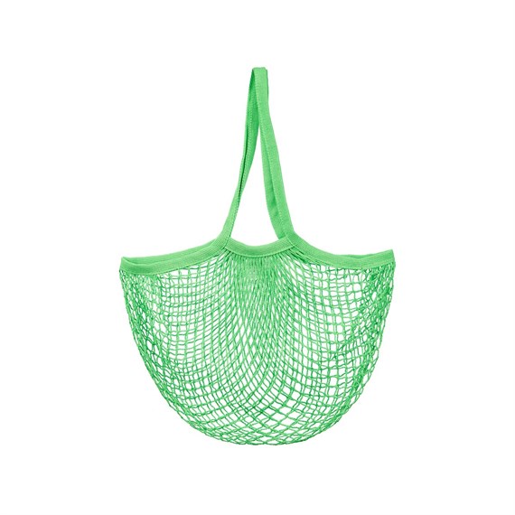 Leaf Green String Shopping Bag