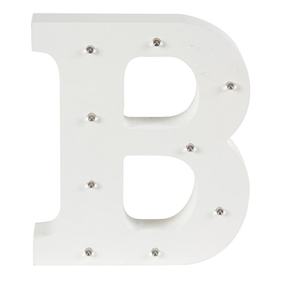 Alphabet LED Light Decoration Letter B