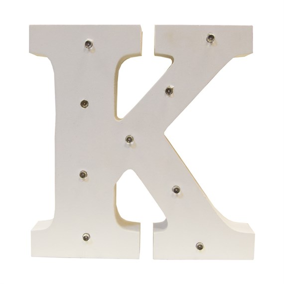 Alphabet LED Light Decoration Letter K