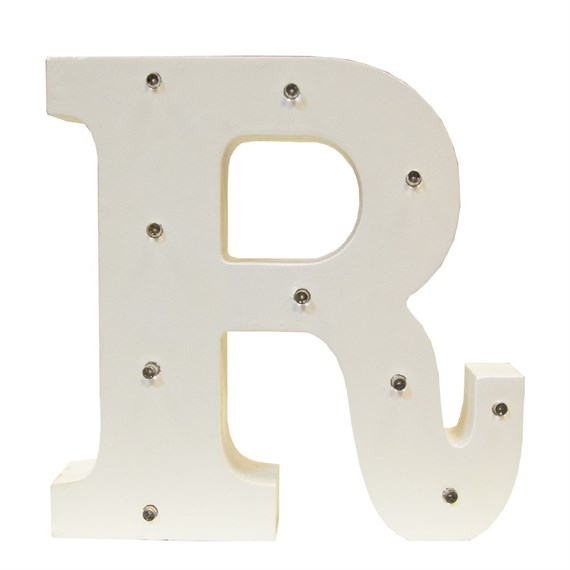 Alphabet LED Light Decoration Letter R