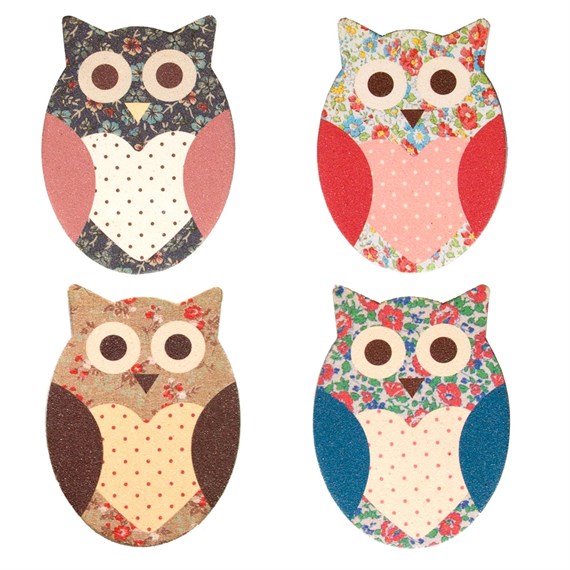 Owl Floral Nail File Assorted