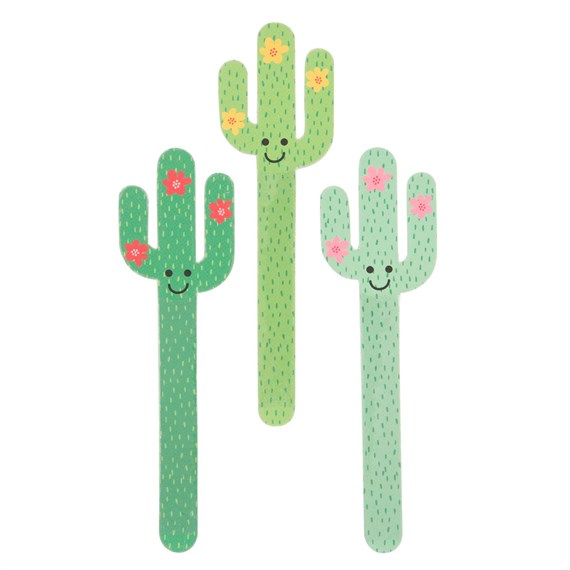 Colourful Cactus Nail File Assorted