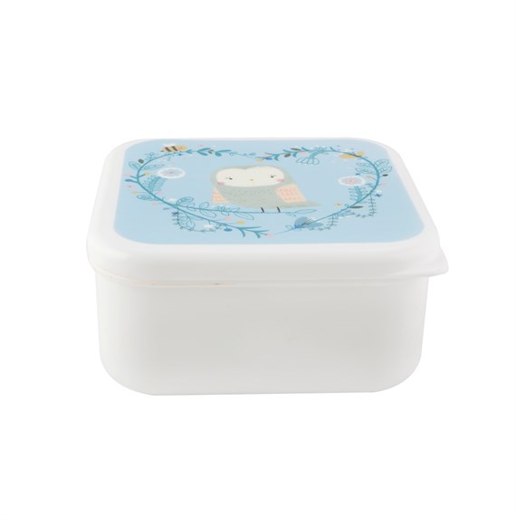 Square Woodland Friends Owl Lunch Box
