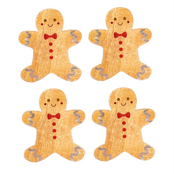 Gingerbread Coaster - Set of 4