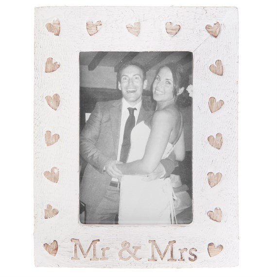 Mr & Mrs Potrait Photo Frame