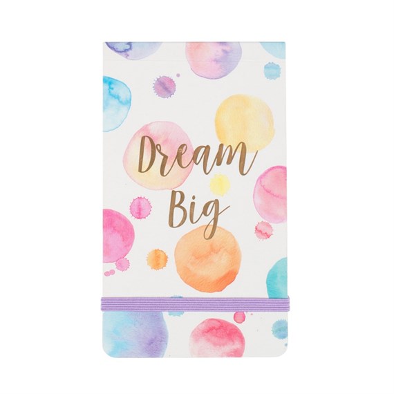 Dream Big Paint Splash Pocket Notepad