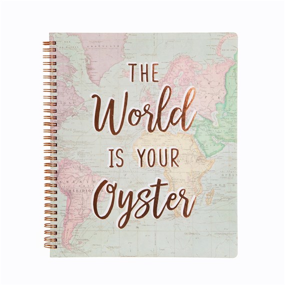 World Explorer A4 Lined Notebook