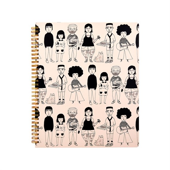 My Kind of People Cream A4 Notebook