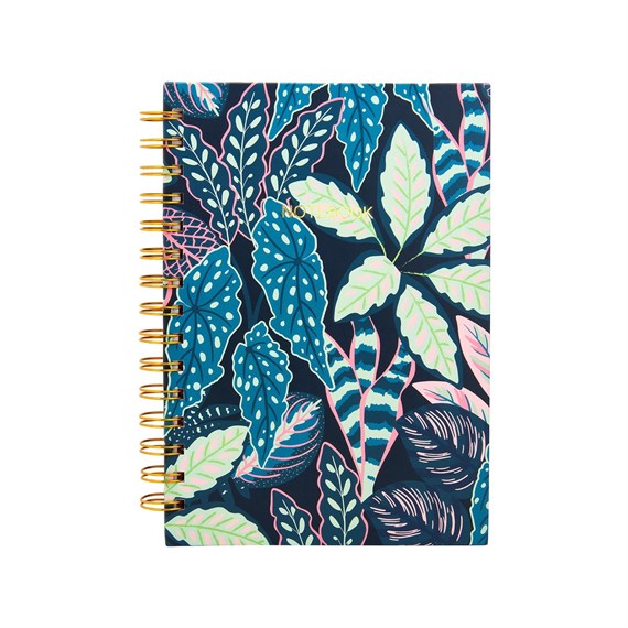 Variegated Leaves A5 Notebook