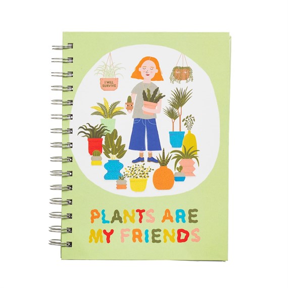 Plants Are My Friends A5 Notebook