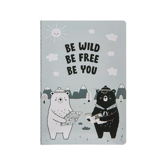 Bear Adventure A5 Notebook