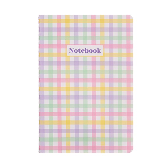 Gingham Check A5 Notebook