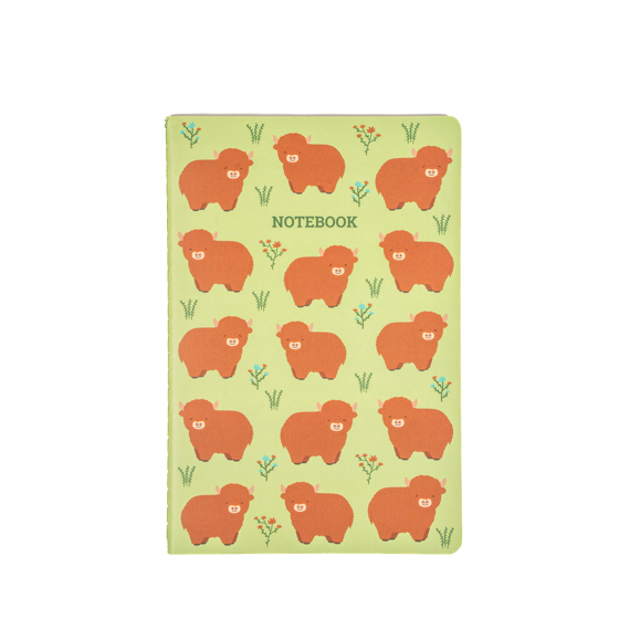 Highland Cow A5 Notebook