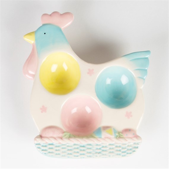 Triple Spring Pastel Egg Cup Holder