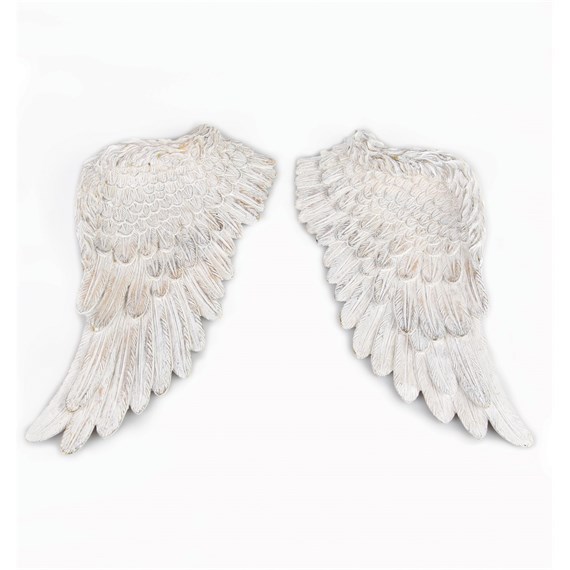 Whitewash Roman Angel Wings-Large Pair