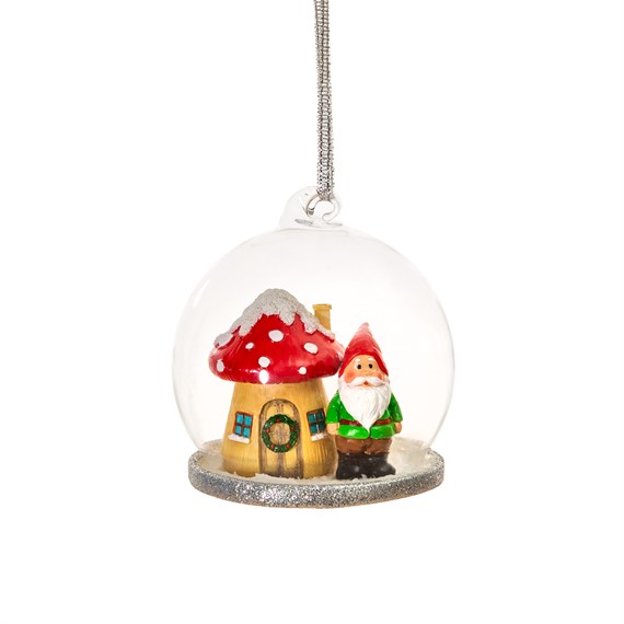 Gnome Home Dome Bauble