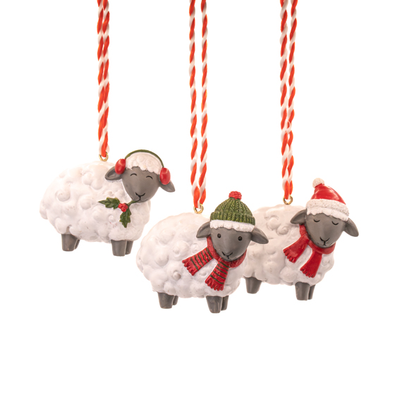 Sheep Hanging Decorations - Assorted