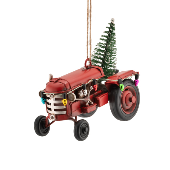 Vintage Tractor Metal Decoration