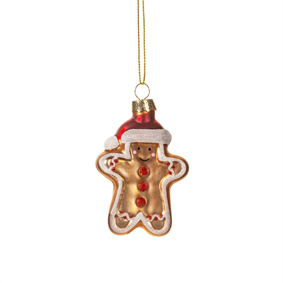 Gingerbread Man Shaped Bauble