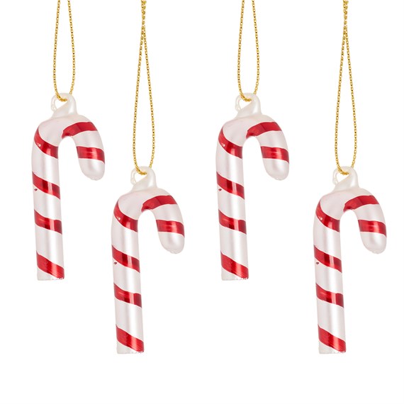 Mini Peppermint Candy Cane - Set of 4