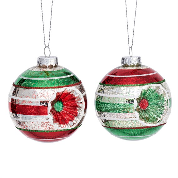 Retro Baubles -Assorted