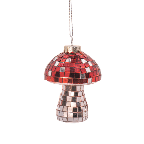 Mushroom Mirror Shaped Bauble