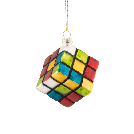 Cube Puzzle Shaped Bauble