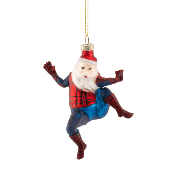 Spider Santa Shaped Bauble