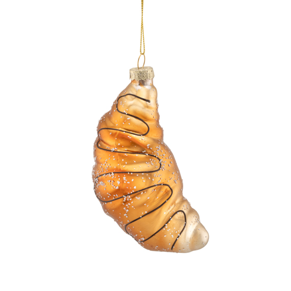 Chocolat Croissant Shaped Bauble