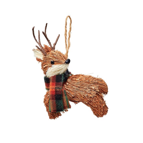 Woodland Deer Brush Animal Decoration