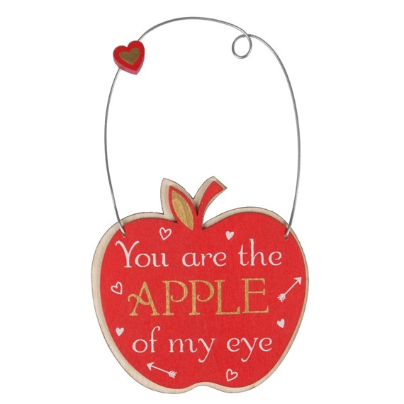 You Are the Apple of My Eye Mini Plaque