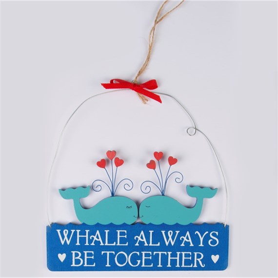 Whale Always Be Together Mini Plaque