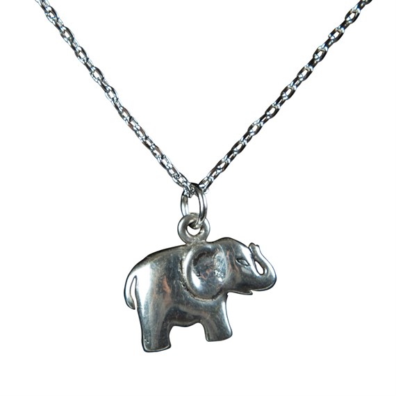Never Forget Elephant Necklace