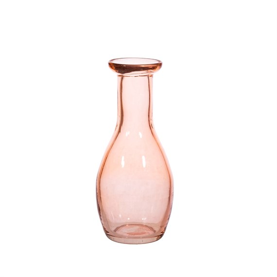 Deepa Recycled Glass Bud Vase Pale Pink