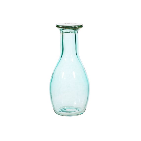 Deepa Recycled Glass Bud Vase Pale Blue